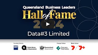 Queensland Business Leaders Hall of Fame 2024 inductee Data3 [upl. by Essirehc897]