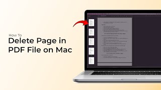 How To Delete Page in PDF File on Mac [upl. by Leiuqeze955]