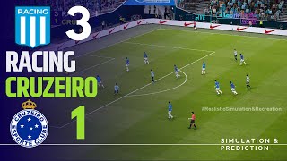 RACING 31 CRUZEIRO • Highlights • Copa Sudamericana 2024  SimulationRecreation [upl. by Enrichetta]