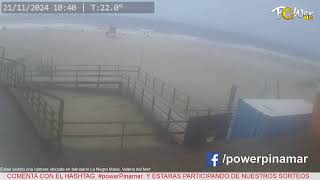 PINAMAR PLAYA EN VIVO Cámaras Pinamar  Valeria del Mar  Carilo  BUENOS AIRES  ARGENTINA AHORA [upl. by Aivilo]