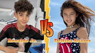 Cristiano Ronaldo Jr VS Delfina Suárez Luis Suárezs Daughter Transformation ★ From Baby To 2024 [upl. by Obie]