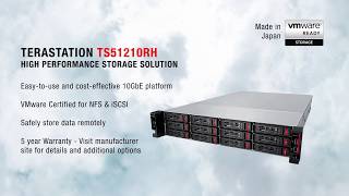 High Performance High Capacity Scalable Storage Solution  TeraStation 51210RH [upl. by Anairuy]