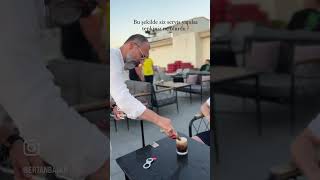 Çok profesyonel ve rahat 🥴😅 garson barchefs cocktail drink bartender barmen restaurant [upl. by Lerrud764]