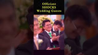 Officiant SHOCKS Wedding Guests MUST SEE viral [upl. by Enial]