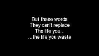 Waste by Staind Lyrics Included [upl. by Orfinger]