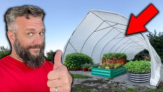 How To Build A 16x50 Greenhouse In 8 Hours [upl. by Anear]