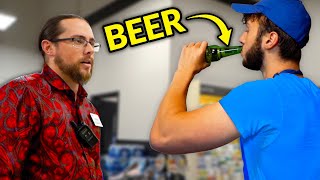 Drinking on the Job Prank [upl. by Alah]