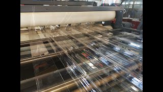 Transparent Polycarbonate Roofing Sheet Manufacturing MachinePolycarbonate Sheet Production Line [upl. by Brantley]