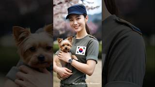 Beautiful Female Soldiers and Their Loyal Dogs soldier [upl. by Falito]