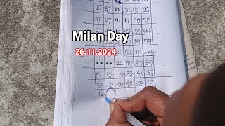 Milan Day Today 26112024 Powerful Jodi Milan Day Satta Matka Jodi [upl. by Eatnoid484]