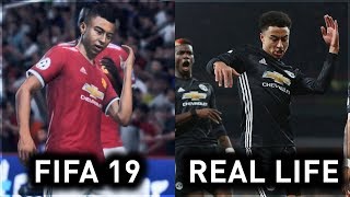 FIFA 19 NEW CELEBRATIONS VS REAL LIFE [upl. by Gothar]