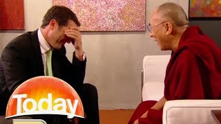 Karl tells the Dalai Lama a joke and it fails miserably [upl. by Kajdan]