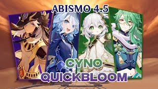 Abismo 12 da 45  Cyno Quickbloom  Lado 1  Genshin Impact Spiral Abyss Gameplay [upl. by Derfliw]