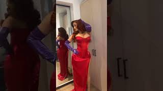 Cardi B dresses up as Jessica Rabbit for Halloween ❤️ [upl. by Wieren44]