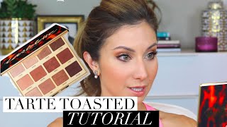 Warm Eye Makeup Tutorial  Tartelette Toasted Palette  Lisa J Makeup [upl. by Yvette296]