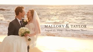 Four Seasons Maui Wedding  Wedding Cinematography by Ohana Films [upl. by Gnilyarg]