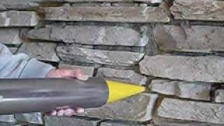 RocKit Grout Gun Mortar Stone Rock Tile amp Brick Joints [upl. by Aneba]