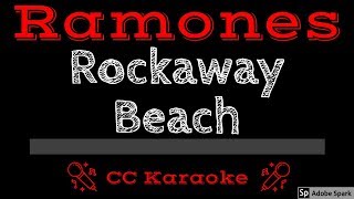 Ramones • Rockaway Beach CC Karaoke Instrumental Lyrics [upl. by Anrim]