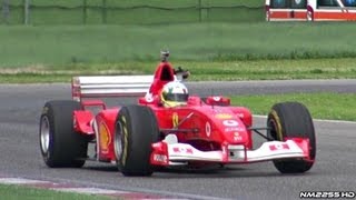 Ferrari F2002 F1 V10 PURE Sound at Imola Circuit [upl. by Nancy637]