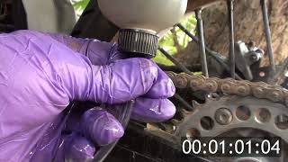 Motorcycle Chain Cleaning [upl. by Nert]