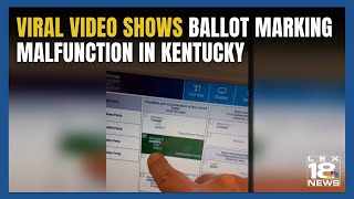 Video Shows Ballot Marking MALFUNCTION in KY [upl. by Carroll]