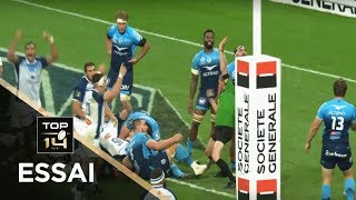 TOP 14  Essai Steve MAFI CO  Montpellier  Castres  Finale  Saison 20172018 [upl. by Llehsam354]