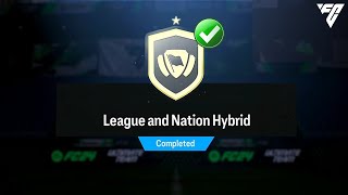 League and Nation Hybrid SBC Cheapest Solution  EAFC 24 [upl. by Skylar]