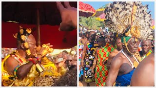 Otumfour Asantehene Beautifully Arrives With Over 50 Chiefs For Cape Coast Festival 2024 [upl. by Sampson]