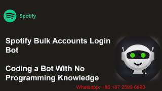 BotChief  To create Spotify login bot BotChief tutorial Any Bot maker [upl. by Dahsra]