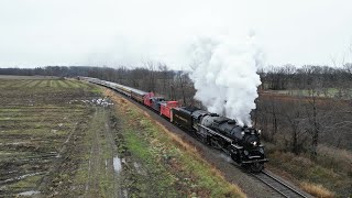 Pere Marquette 1225 Drone and ground video [upl. by Garibald930]