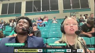 CCU v UNCG Womens Basketball [upl. by Emanuel]