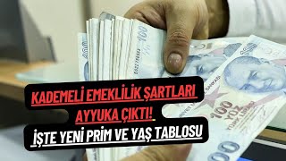 Kademeli emeklilik ayyuka çıktı Milyonlara erken emeklilik geldi [upl. by Ymeon426]