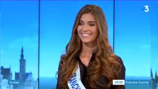 Miss FrancheComté 2018  les impressions de Lauralyne Demesmay [upl. by Aleyam585]