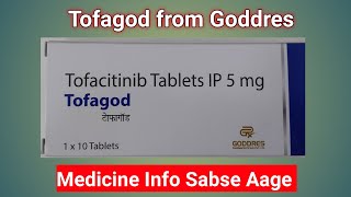 Tofagod Tab  Tofacitinib 5  Goddres Pharmaceutical Medicine Info Sabse Aage [upl. by Bollay]