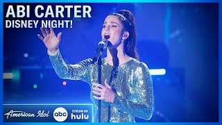 Abi Carter Sings quotPart of Your Worldquot from The Little Mermaid  Disney Night American Idol 2024 [upl. by Otiv]