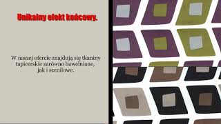 Tkaniny obiciowe materiały tapicerskie akcesoria tapicerskie Baranów Antex [upl. by Athenian]