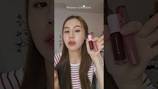 Peripera vs Romampnd Lip Gloss 💋 lipgloss peripera romand [upl. by Daegal]