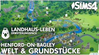 Landhaus Leben 💚 WELT und Grundstücke Vorstellung  Die Sims 4 Erweiterungspack Preview Special [upl. by Morrell166]