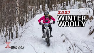 2021 Winter Woolly Downhill Fat Biking [upl. by Marella]