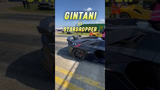 Lamborghini Exhaust Battle Gintani SVJ VS StarDropper Aventador automobile lamborghini supercar [upl. by Mast]