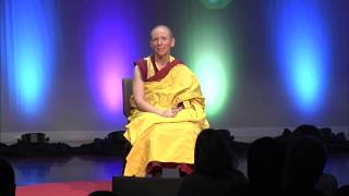 Happiness is all in your mind Gen Kelsang Nyema at TEDxGreenville 2014 [upl. by Shanna]