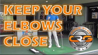 GOLF KEEP YOUR ELBOWS CLOSER [upl. by Renny745]