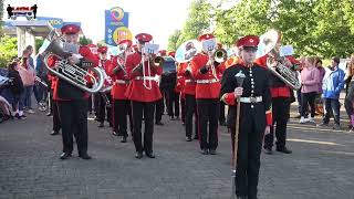 Poyntzpass Silver Band  Hamiltonsbawn Silver Band Parade 2024 [upl. by Ardnait]