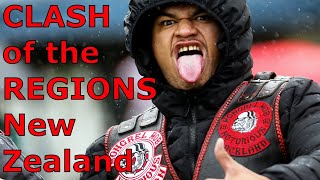 MONGREL MOB v MONGREL MOB CLASH of the REGIONS Napier NZ 2023 [upl. by Ecnarrat]