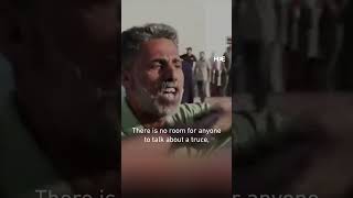 Palestinian man sends a message to Israel that Palestians will never surrender [upl. by Riehl243]