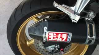 Yamaha FZ1 1000cc Walk Around Engine Sound Yoshimura Exhaust Revving sound SportTouring Motorcycle [upl. by Ecnarolf]