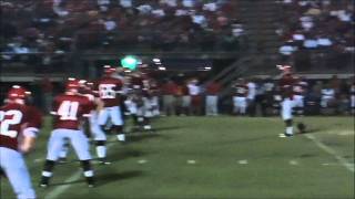 Hermundre Rutledge Woodruff vs Clinton Kickoff Return TD [upl. by Sirovart]