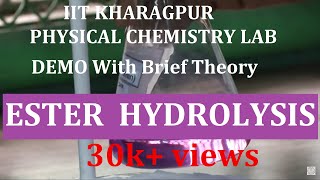 Ester Hydrolysis Estimation of Rate of K1 Reaction  Theory Practical Viva Ques Study Material [upl. by Liartnod858]