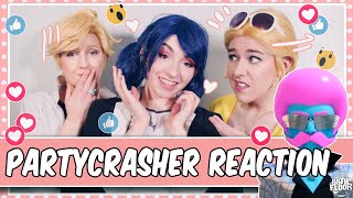 Cosplayers React to Miraculous Ladybug  Partycrasher 🥳 [upl. by Etnomaj634]