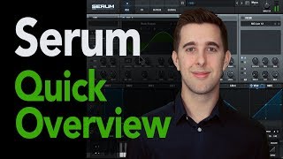 How to use Serum  A Quick Overview of the the Basics of Xfers Serum Synthesizer [upl. by Sergu]